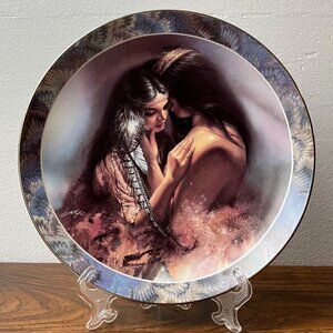 Lee Bogle The Embrace Plate #3 in Soul Mates Collection Native American 1995